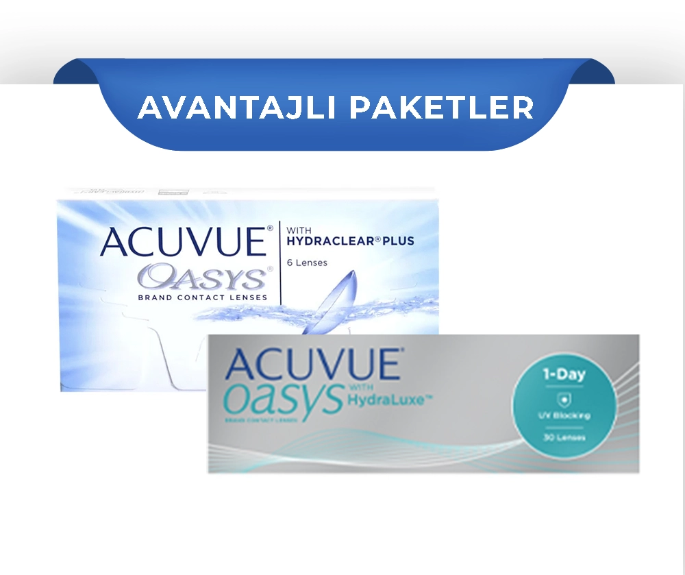 Acuvue Oasys + Acuvue Oasys 1 Day Fırsatı