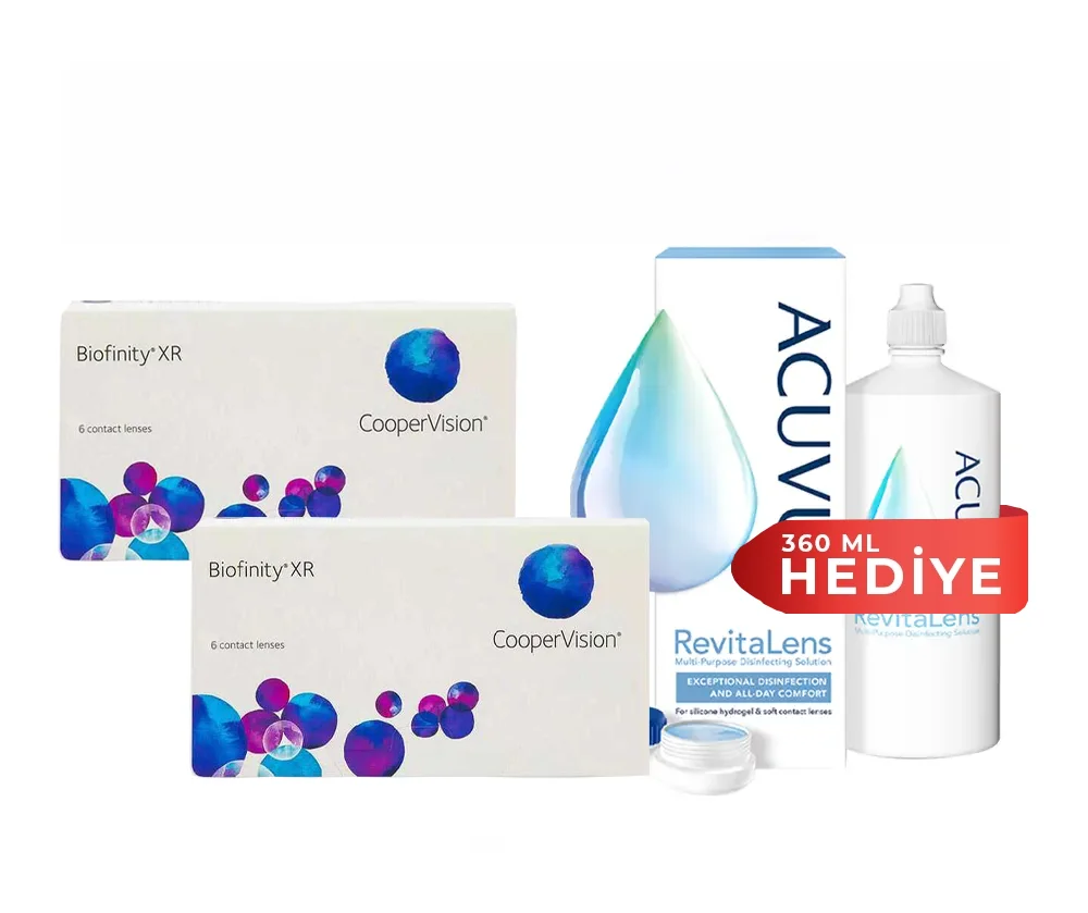 2 Adet Biofinity Xr Lens Alımınıza Solüsyon Hediyesi