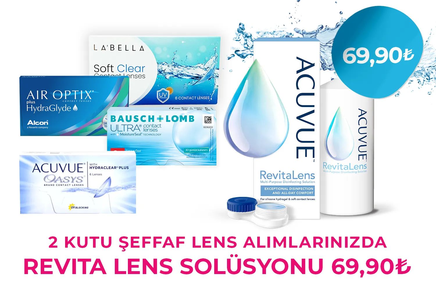 <span>2 Kutu Şeffaf Lens Alımlarınıza İndirimli Solüsyon.</span>