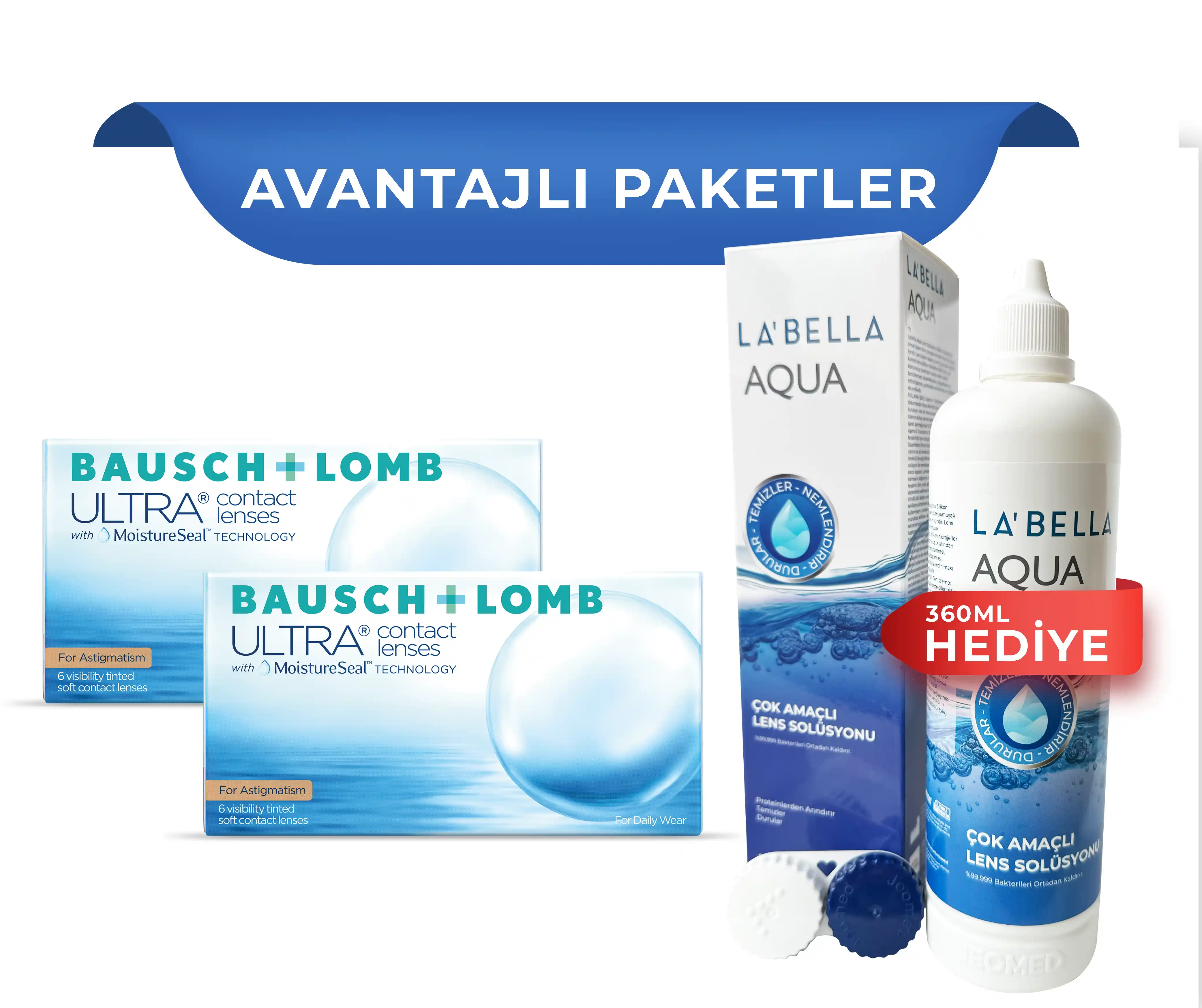 Ultra Contact Lenses Toric Paketi