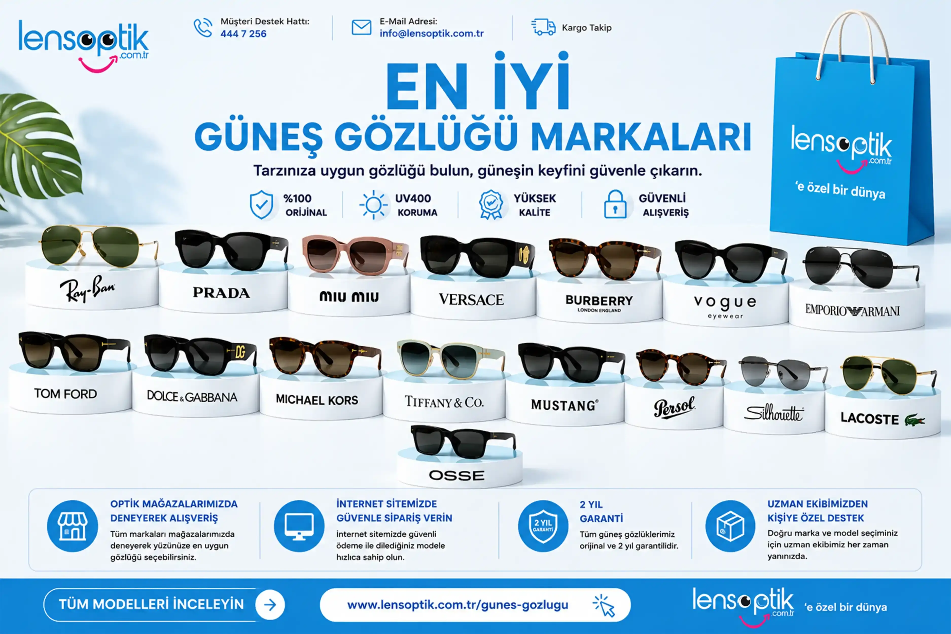 En İyi Güneş Gözlüğü Markaları 2026: Hangi Marka Size Uygun?
