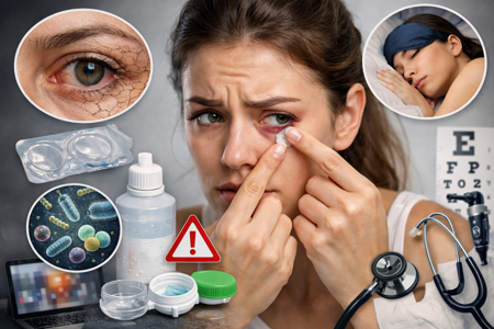 Kontakt Lens Takarken Göz Neden Yanma Yapar?