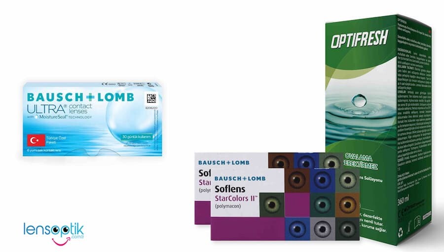 Bausch Lomb Markasının Renkli Lensleri ve Renk Çeşitleri